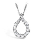 Lorelei Crescent Diamond Pendant - Dracakis Jewellers